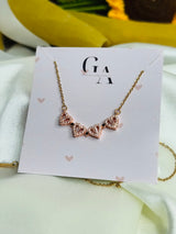 Sparkling Heart Necklace