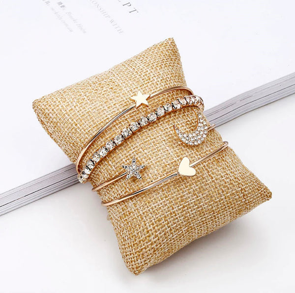 Starry Moon Bracelet